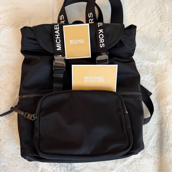 Michael Kors The Michael Large Black Nylon Backpack main image 8